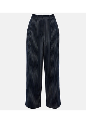 The Frankie Shop Ripley pinstripe twill wide-leg pants