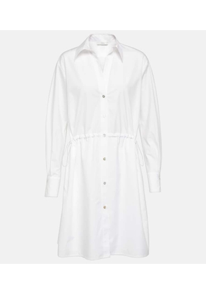 Vince Ruched cotton shirtdress