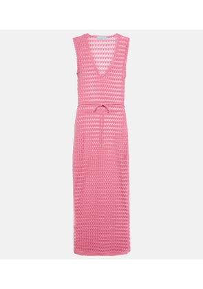 Melissa Odabash Annabel open-knit midi dress