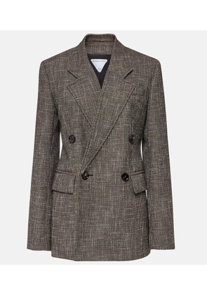 Bottega Veneta Wool and cotton-blend mouline blazer