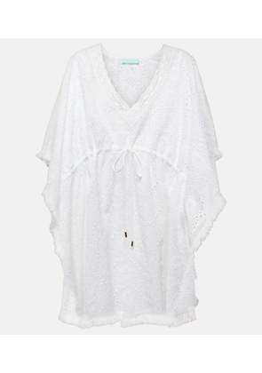 Melissa Odabash Ivy broderie anglaise cotton kaftan