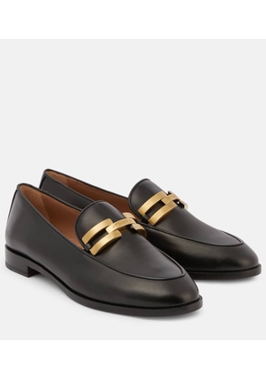 Aquazzura Brandi leather loafers