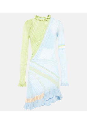 Roberta Einer Ali open-knit cotton minidress