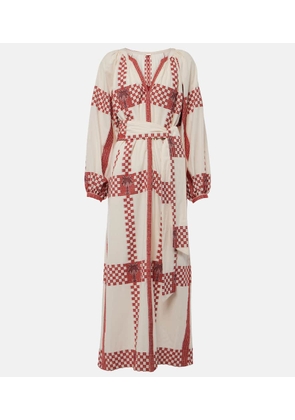 Johanna Ortiz Printed cotton midi dress