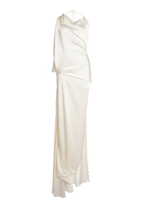 Victoria Beckham Rouleaux Detail Sleeveless Gown - Moda Operandi