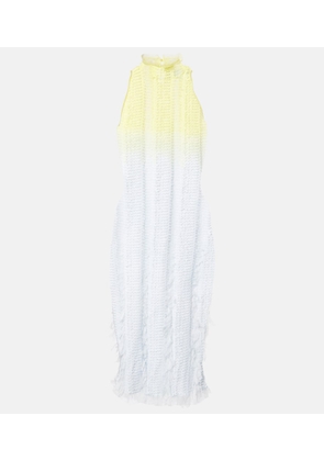 Roberta Einer Angel ombre knitted midi dress