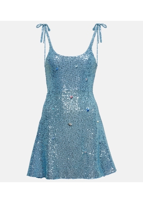 Roberta Einer Sequined minidress