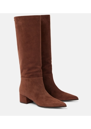 Gianvito Rossi 45 suede knee-high boots