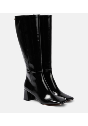 Gianvito Rossi 55 patent leather knee-high boots