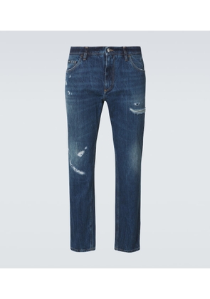 Dolce&Gabbana Distressed straight jeans