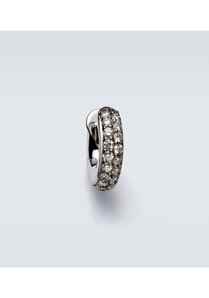 Spinelli Kilcollin Macro Hoop Mini 18kt white gold single earring with diamonds