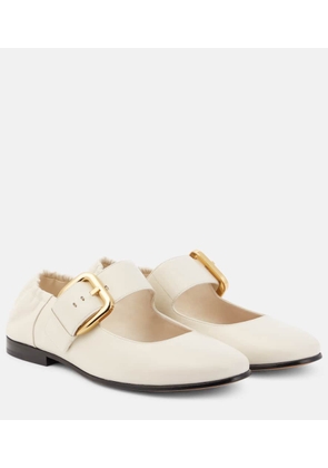 Bottega Veneta Astaire leather Mary Jane flats
