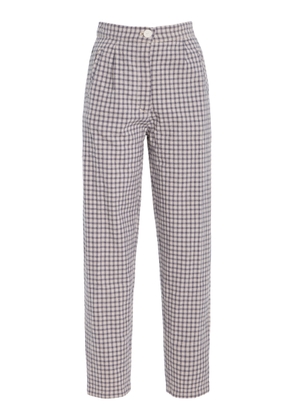 All That Remains Exclusive Riviera Emilie High-Rise Linen-Cotton Straight-Leg Pants - Moda Operandi