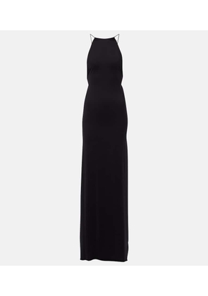 Coperni Suspended Triangle open-back maxi dress