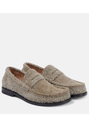 Loewe Campo suede loafers