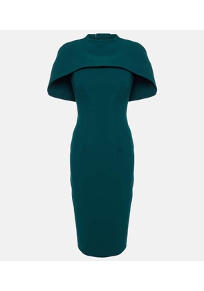 Safiyaa Kalika caped midi dress