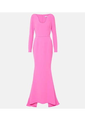 Safiyaa Auria crepe gown