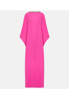 Safiyaa Amarella crystal-embellished crepe gown