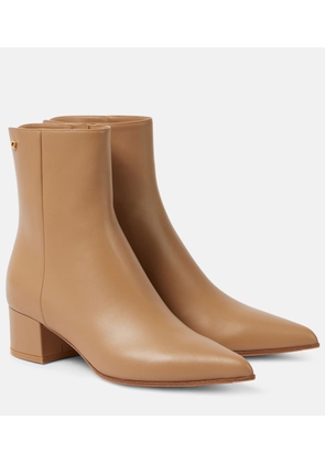 Gianvito Rossi Lyell 45 leather ankle boots