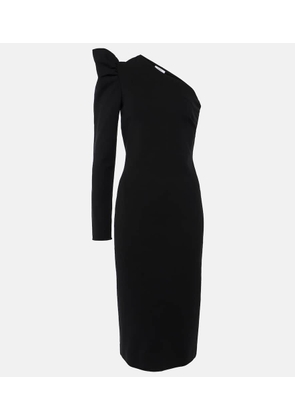 Max Mara One-shoulder ruffled midi dress