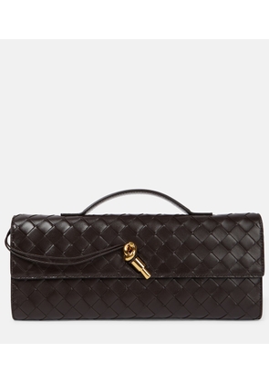 Bottega Veneta Andiamo Intrecciato leather clutch
