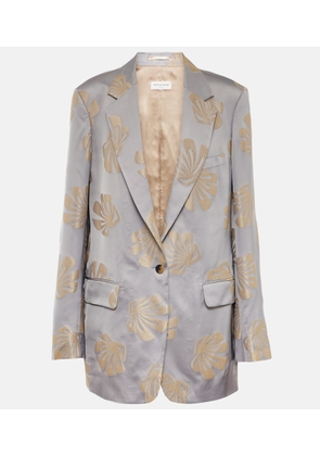 Dries Van Noten Printed jacquard blazer