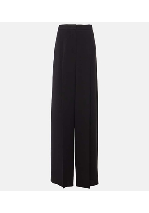 Max Mara Pleated cady wide-leg pants