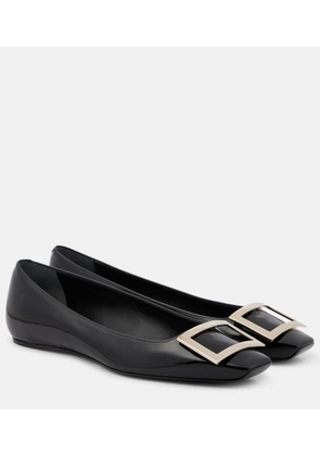 Roger Vivier Trompette patent leather ballet flats
