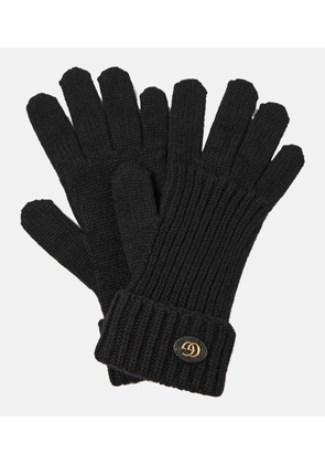 Gucci Double G wool and cashmere gloves