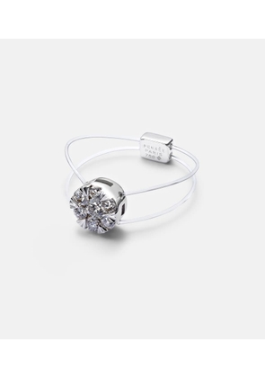 Persee Floating 18kt white gold ring with diamond
