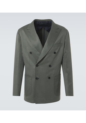 Brioni Soffio silk and cashmere gabardine blazer