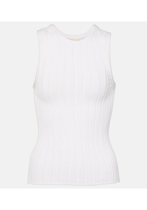 Khaite Manu cotton-blend tank top