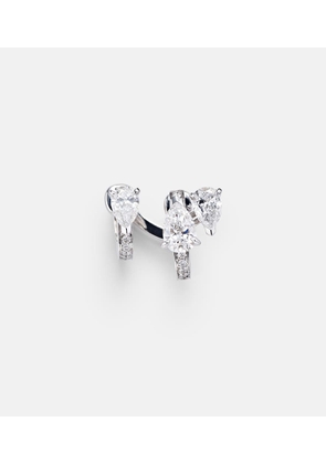 Repossi Serti Sur Vide 18kt white gold single earring with diamonds