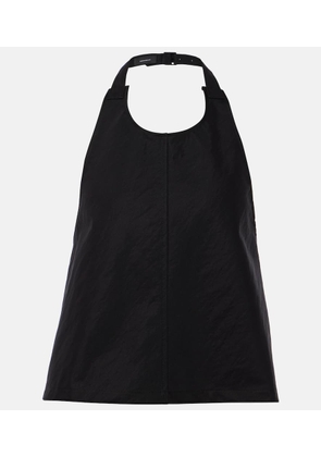 Wardrobe.NYC Drill halterneck cotton-blend twill top