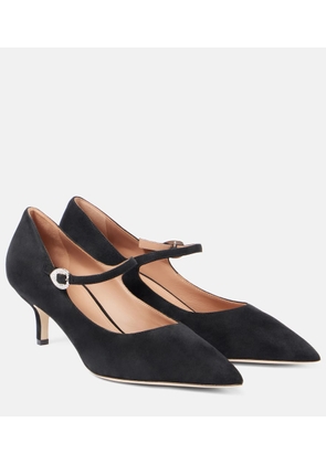 Malone Souliers x Tabitha Simmons Kate 45 suede pumps