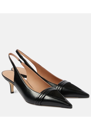 Malone Souliers Tanner 45 leather slingback pumps