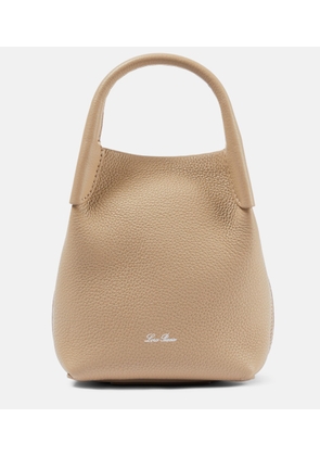 Loro Piana Bale Micro leather tote bag