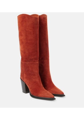 Jimmy Choo Cece 80 suede knee-high boots