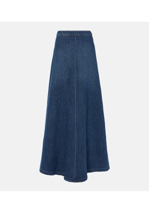 Nili Lotan Astrid denim maxi skirt