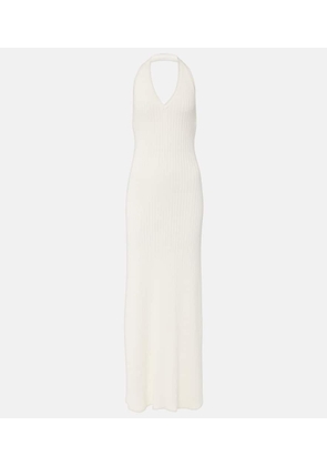 Nili Lotan Ivenka ribbed-knit cotton maxi dress