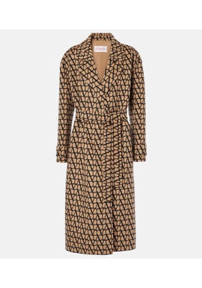 Valentino Toile Iconographe wool and silk coat
