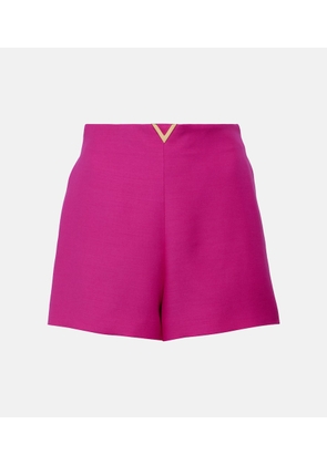 Valentino VGold Crepe Couture shorts