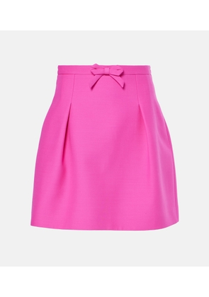 Valentino Crepe Couture miniskirt