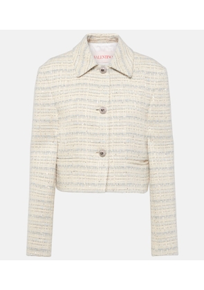 Valentino Mossi cotton-blend jacket