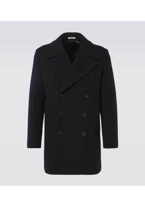 Auralee Wool melton peacoat