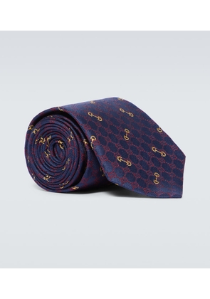 Gucci GG silk jacquard tie