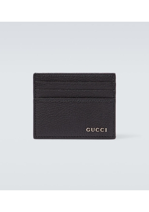 Gucci Logo leather card holder