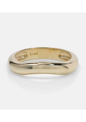 Stone and Strand Bold Merge 14kt gold ring