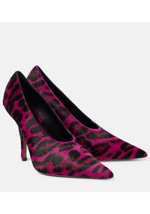 Paris Texas Jessica 105 leopard-print calf hair pumps