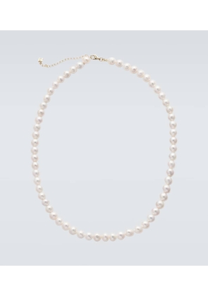 Mateo 14kt gold necklace with freshwater pearls